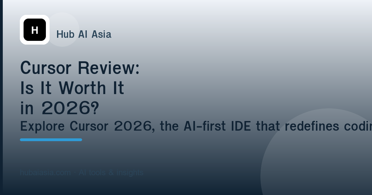 Cursor Review: Is It Worth It in 2026? โ illustration for HubAI Asia article